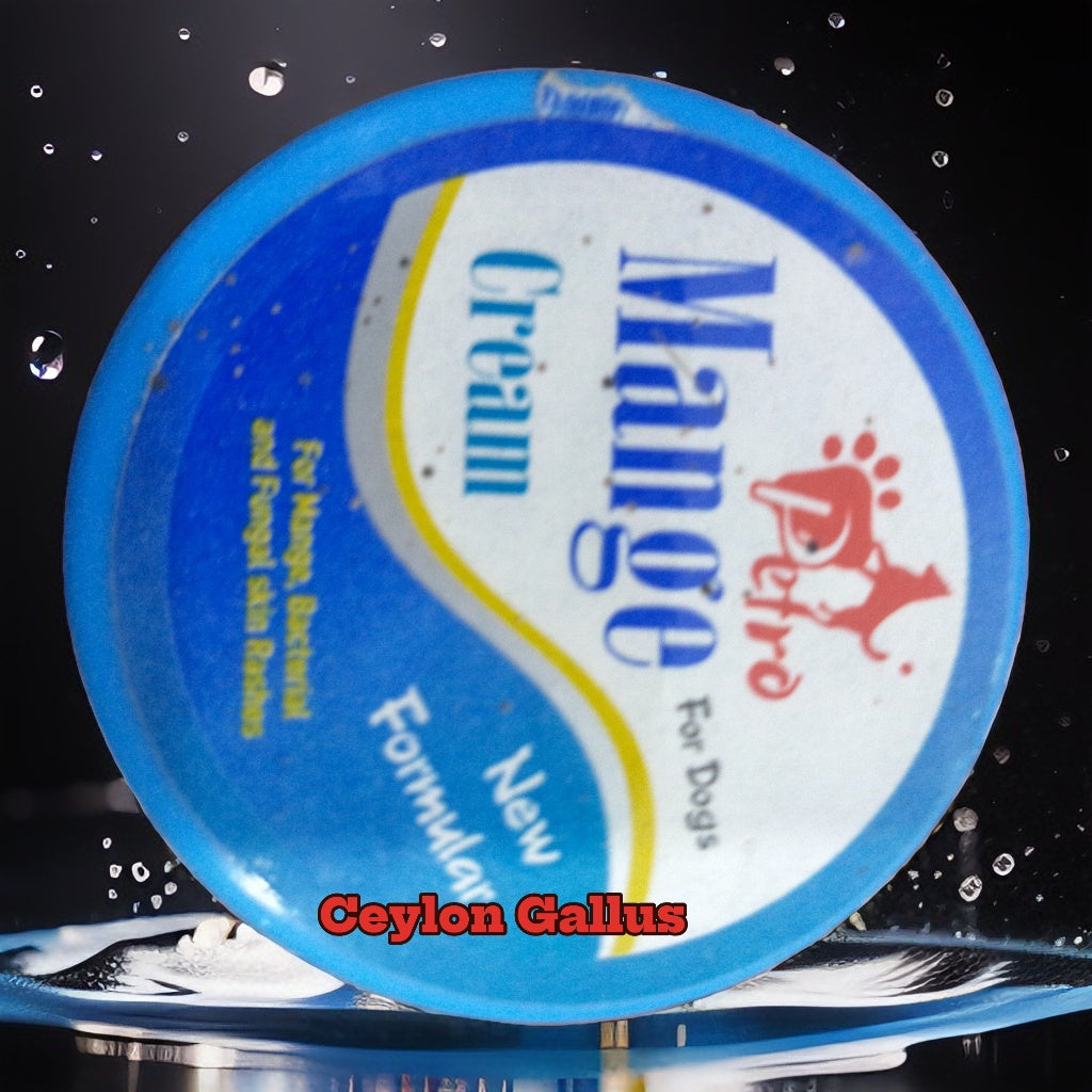 Mange Cream -Bacterial and Fungal skin Rashes./ மாங்கே கிரீம் / මාංගේ ක්රීම්