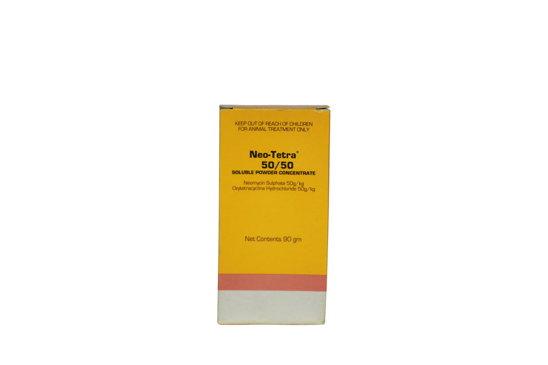 Neo-tetra 50/50 -90g I Neomycin Sulphate I Treatment for bacterial infection in animals I specially for Livestock & Poultry