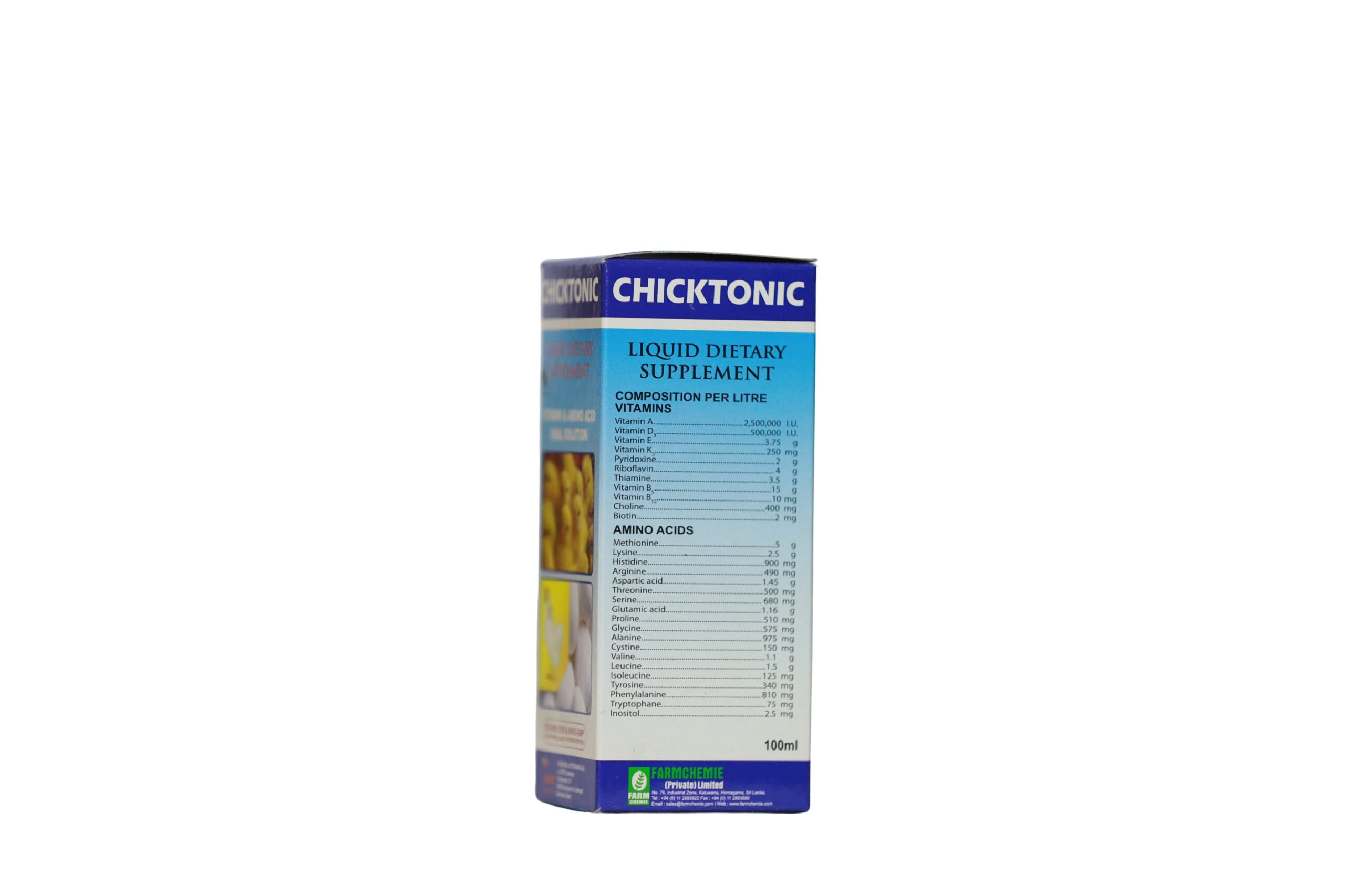 Chicktonic 100ML /சிக்டோனிக் 100 எம்.எல்/චිකාටොනික් 100ml/ Growing Stages of Broilers & Layers
