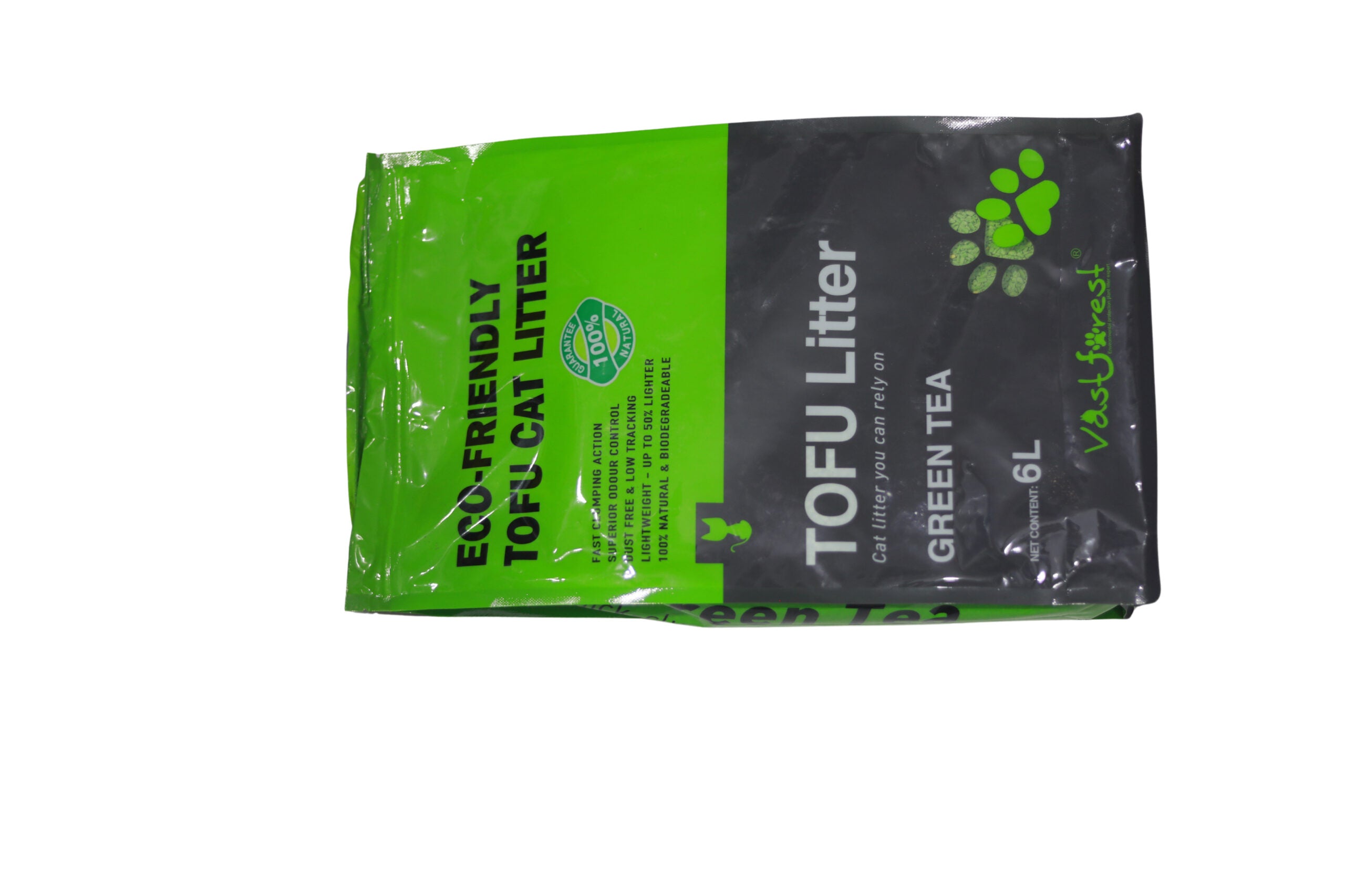 Tofu Cat Litter-6L l Tiger Tofu Cat Litter l Broken Tofu Cat Litter l Strip 2.0mm Tofu Cat Litter