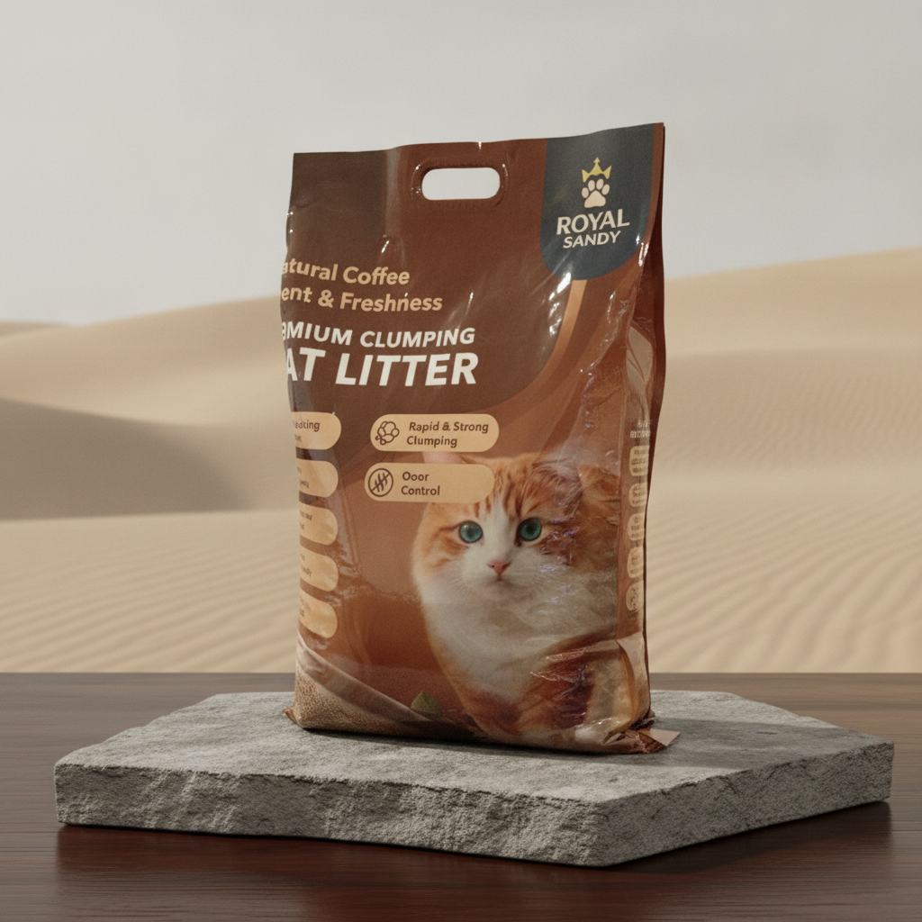 Cat Litter 5L - Royal Sandy Clumping Cat Litter 5L l Apple I Lavender I Coffee I Lemon